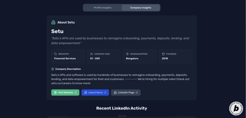 PersonaPrep - AI based Sales Assistant – screenshot 1