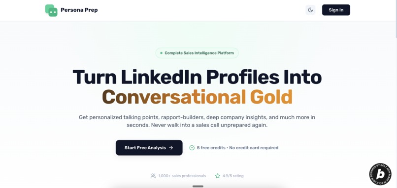 PersonaPrep - AI based Sales Assistant – screenshot 10