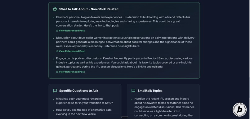 PersonaPrep - AI based Sales Assistant – screenshot 13