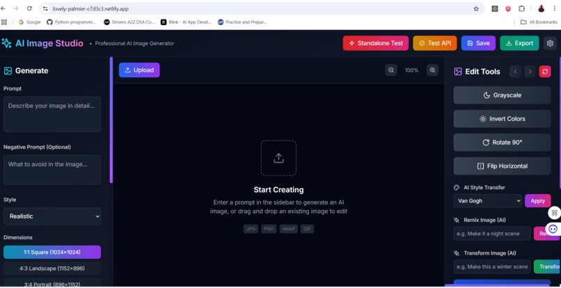AI STUDIO PRO – screenshot 1