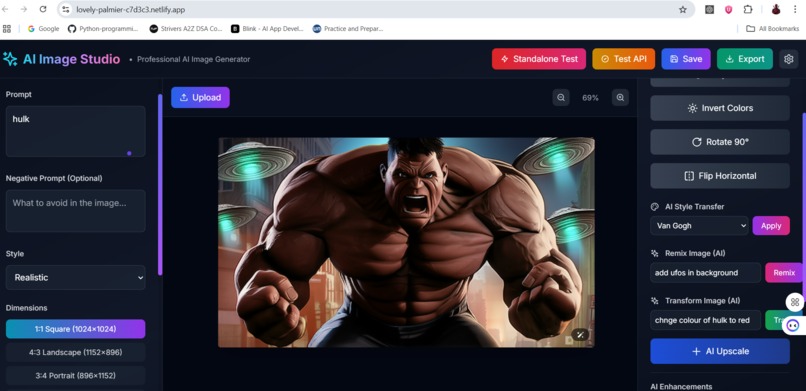 AI STUDIO PRO – screenshot 4