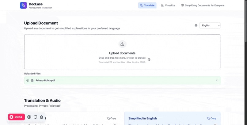 DocEase – screenshot 1