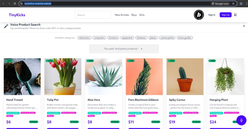 AI Voice Store: Hands-Free Shopping with Bolt – screenshot 3