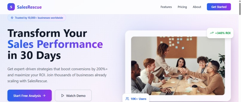 SalesRescue – screenshot 1