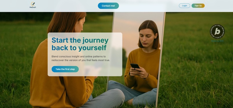 MeDraft - Self-Discovery through social platforms – screenshot 3