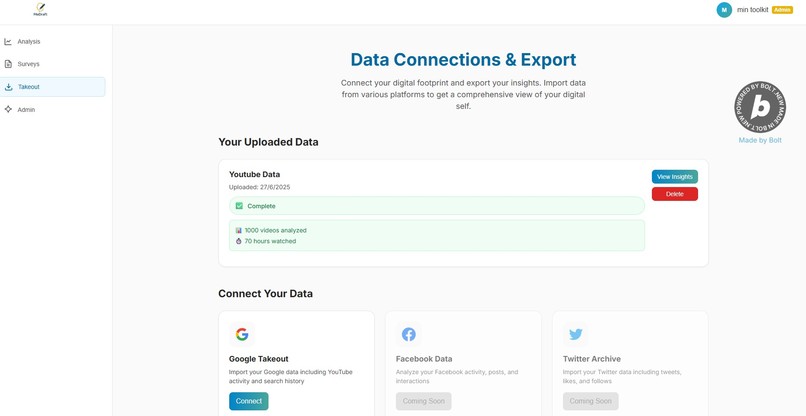 MeDraft - Self-Discovery through social platforms – screenshot 6