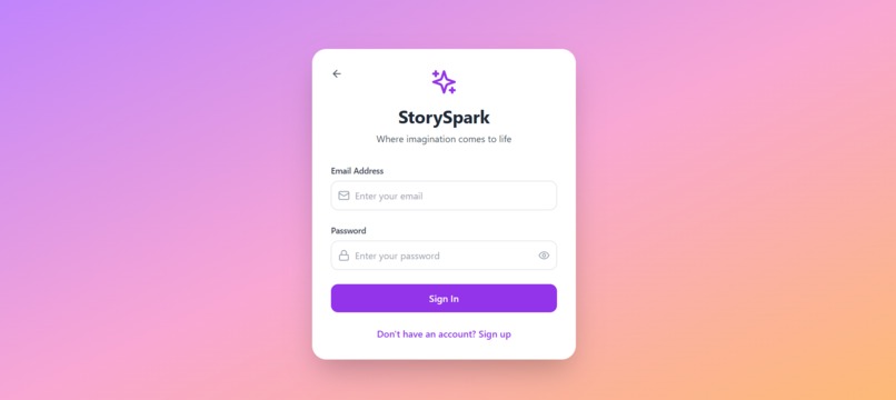 StorySpark – screenshot 2