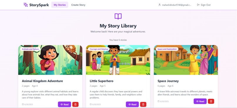 StorySpark – screenshot 5