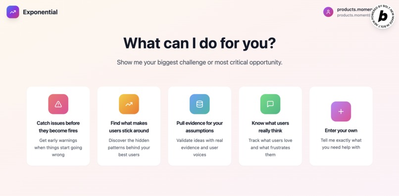 Exponential - Your AI PM partner – screenshot 1