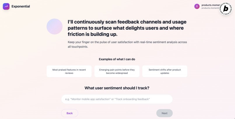 Exponential - Your AI PM partner – screenshot 2
