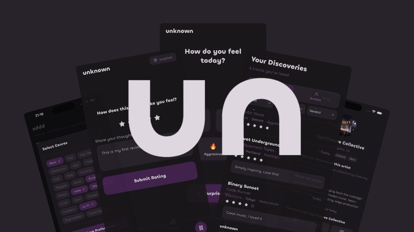 unknown ⋅ Music Discovery Reimagined – screenshot 1