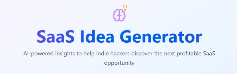 Mini SaaS Idea Generator – screenshot 1