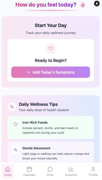 MyPeriodPal – screenshot 2