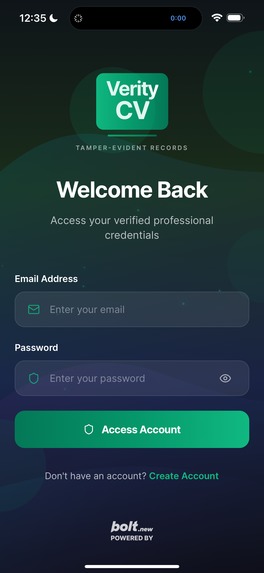 VerityCV – screenshot 1