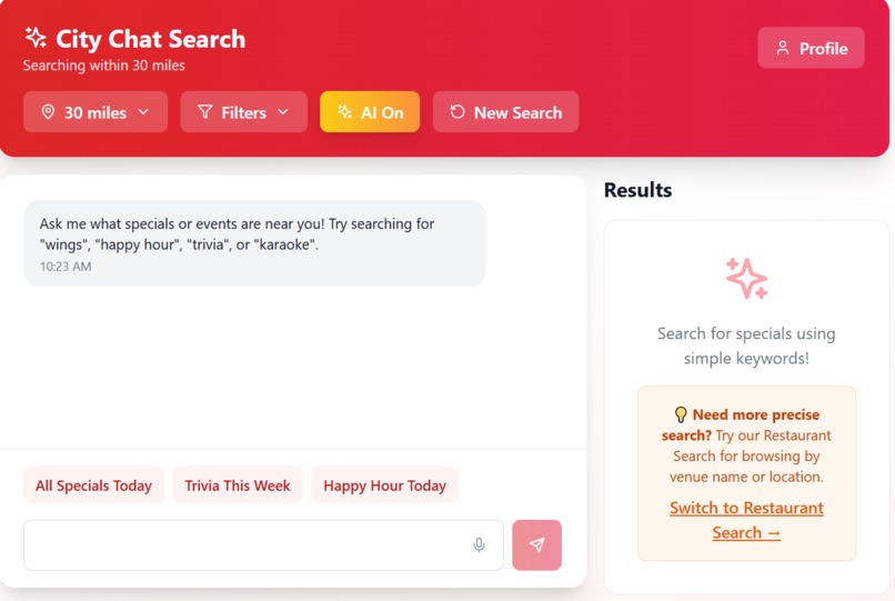 CityChat – screenshot 3