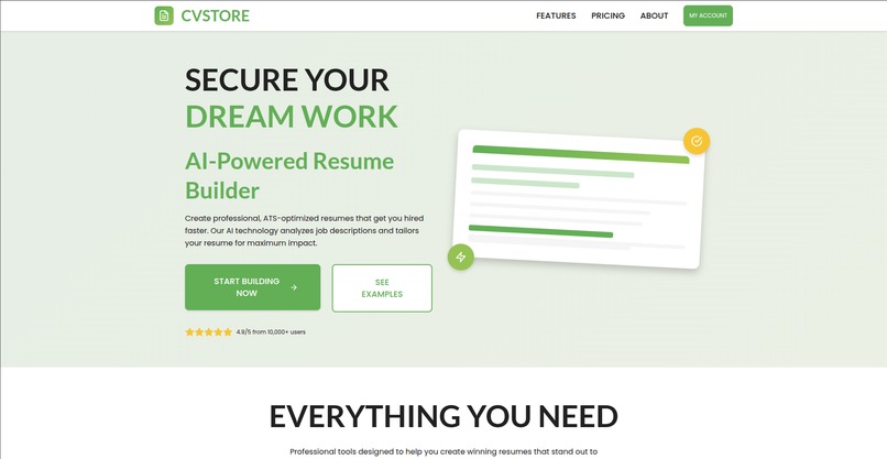 cvstore – screenshot 4