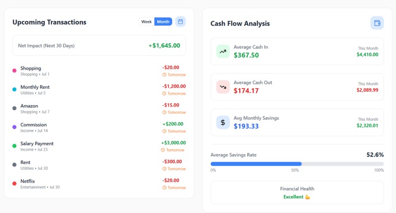 Simple Personal Financial x Budget Manager – screenshot 2