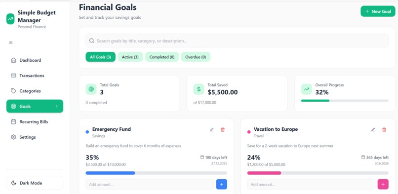Simple Personal Financial x Budget Manager – screenshot 6