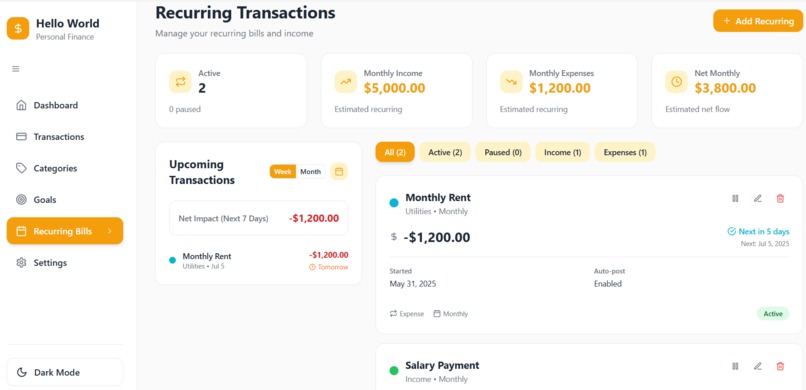 Simple Personal Financial x Budget Manager – screenshot 7