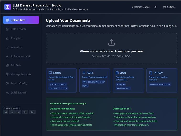 LLM Dataset Preparation Studio - Professional Edition – screenshot 1