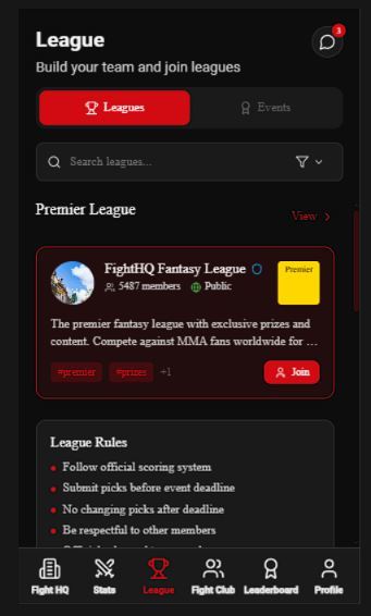 FightHQ – screenshot 2