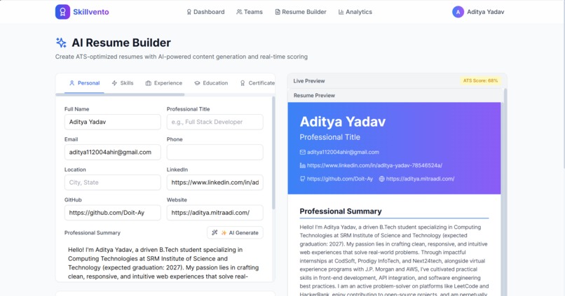 Skillvento – screenshot 4