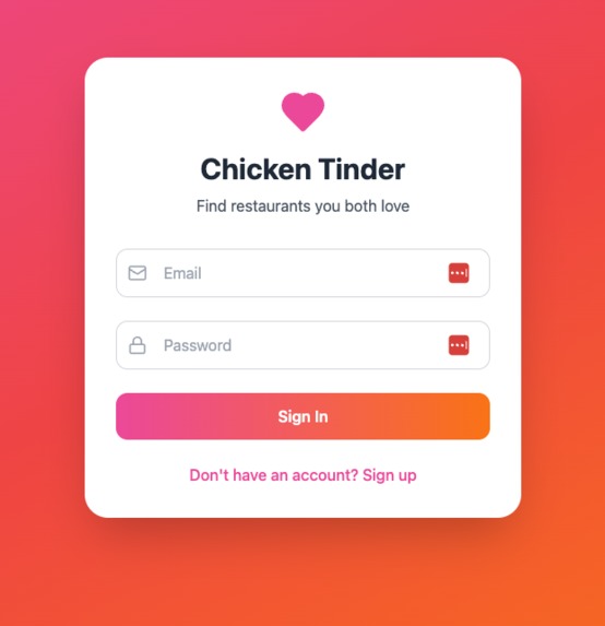 ChickenTinder – screenshot 2