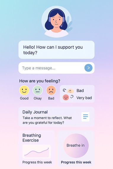 Mental Health AI Assistant  – screenshot 1