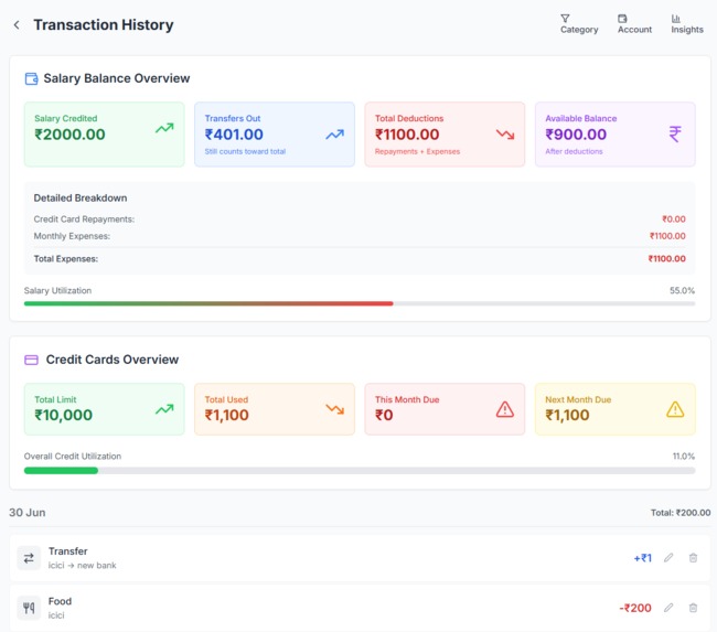SpendNtrack – screenshot 4