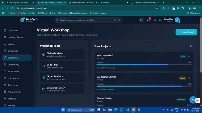 TechCraft Academy – screenshot 4