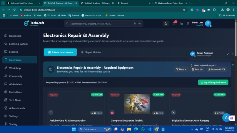 TechCraft Academy – screenshot 3