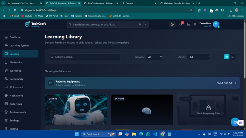 TechCraft Academy – screenshot 2