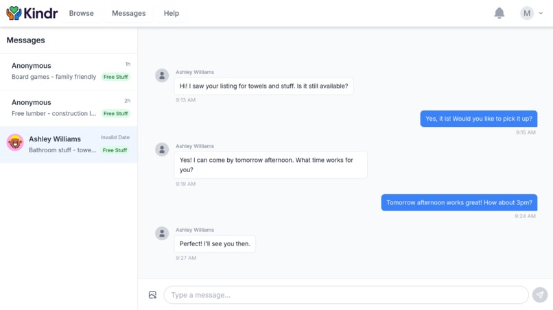 Kindr – screenshot 3