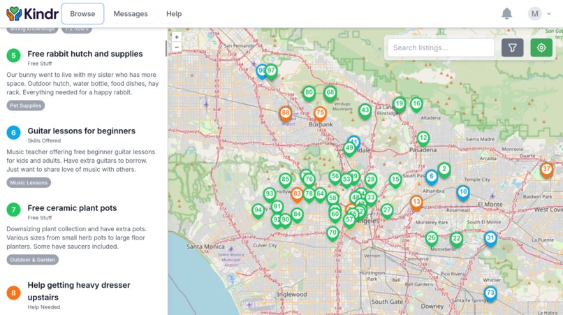 Kindr – screenshot 2