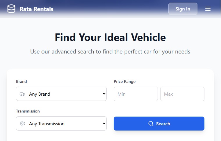 Rata Rentals – screenshot 2