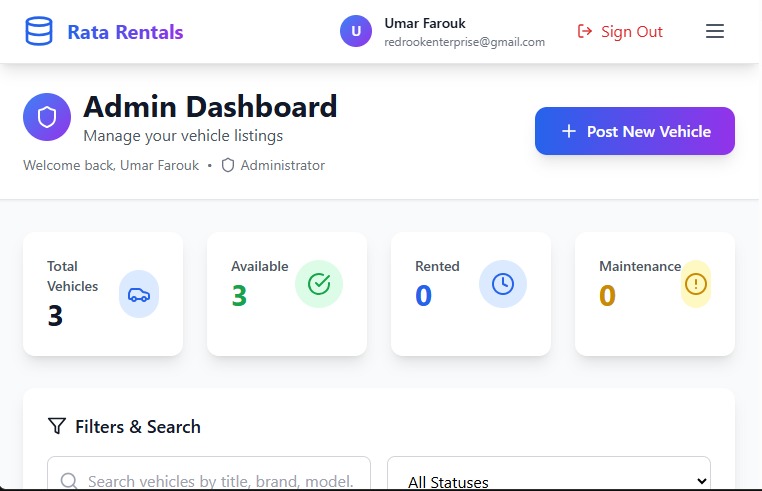 Rata Rentals – screenshot 5