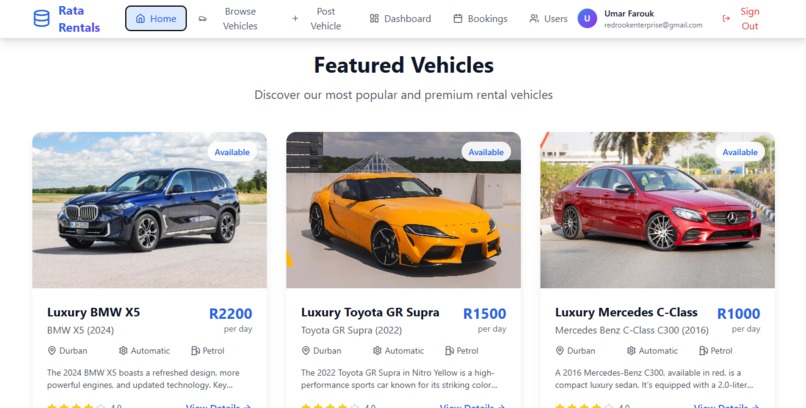 Rata Rentals – screenshot 3