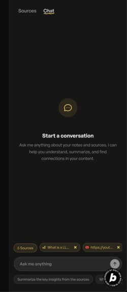 notelm – screenshot 2