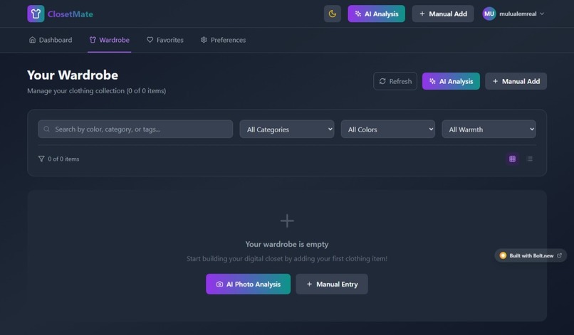 ClosetMate – screenshot 1