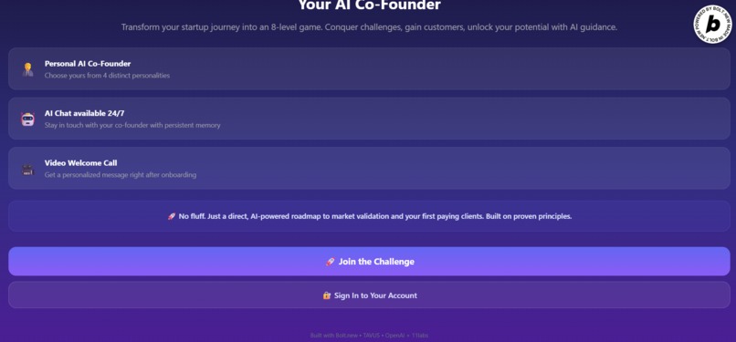 AI CO-FOUNDER APP – screenshot 3