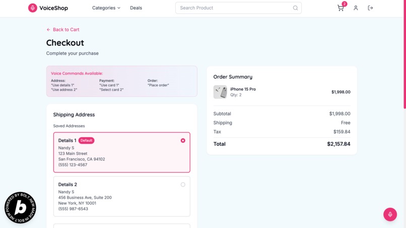 VoiceShop - The Future of Voice Commerce – screenshot 5
