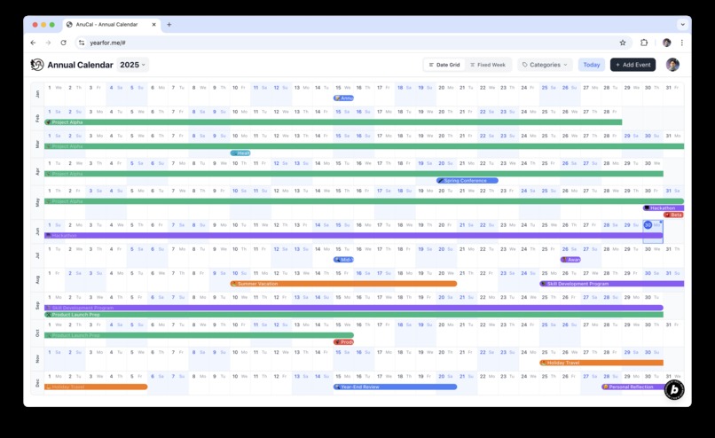 AnuCal – screenshot 1