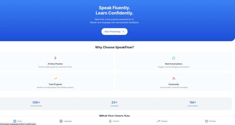 SpeakFlow – screenshot 1