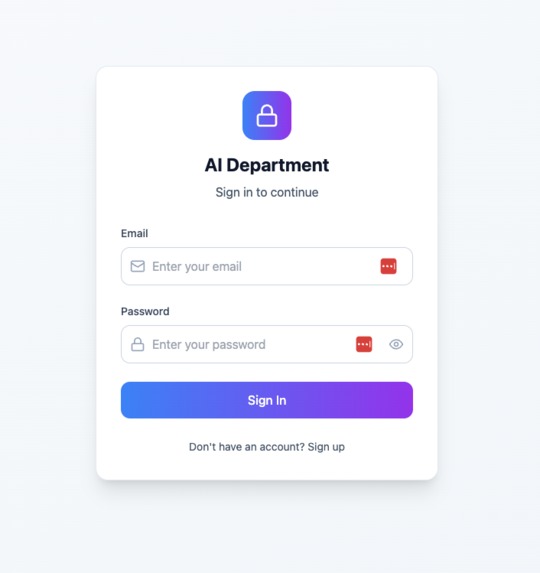 AIDepartment – screenshot 1