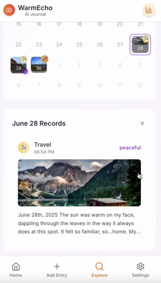 WarmEcho – screenshot 3