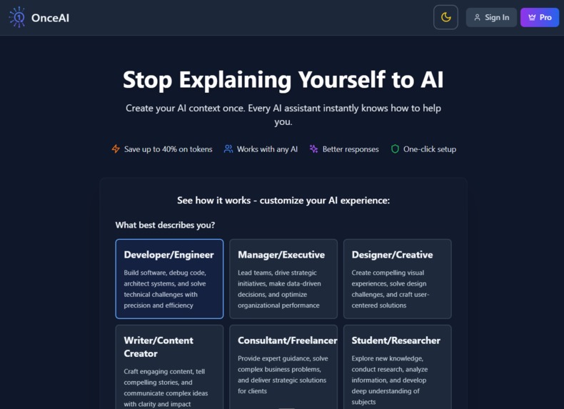 OnceAI – screenshot 3