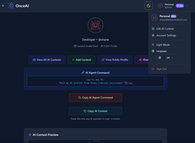 OnceAI – screenshot 4