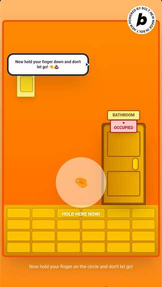 World's Shittiest Hackathon Entry-Poop Assist Help him POOP – screenshot 2