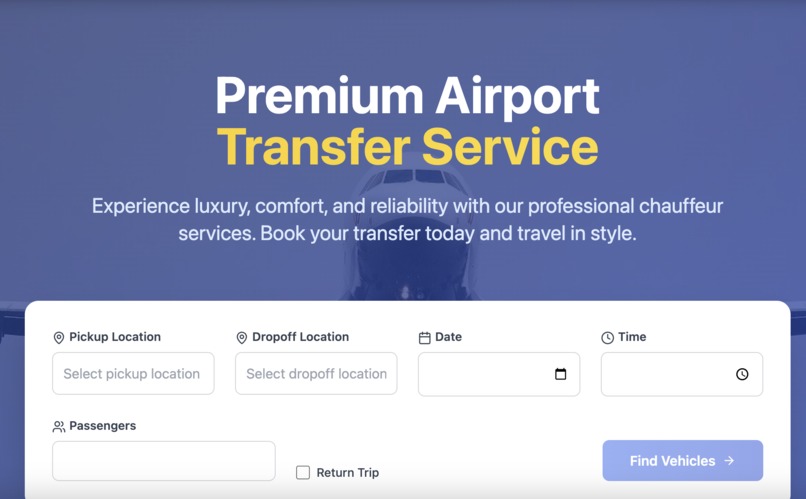 Airport Transfers – screenshot 2