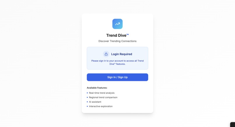 Trend Dive™ – screenshot 1